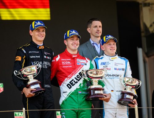 Mini-Rennen Monaco: Janne Stiak auf dem Rookie-Podium